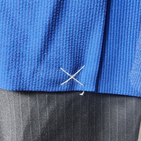 Savile Row Brixton Navy Blue Two Button Peak Lapel Jacket, Men's 40L NWT - Picture 7 of 16